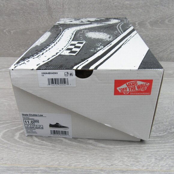 Vans Skate Chukka Low Shoe Dark Navy Blue Mens Size 11 NEW - Picture 14 of 15